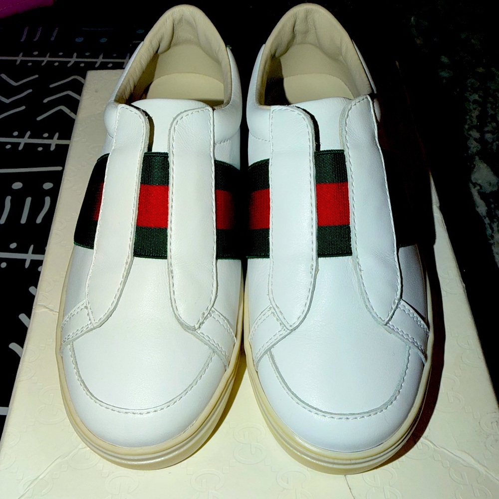 Kids Gucci Web sneakers